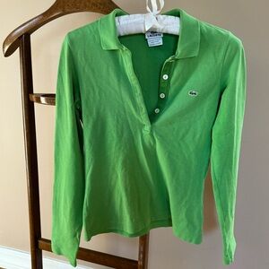 Lacoste Women Classic Slim Fit Polo Shirt Sz 34